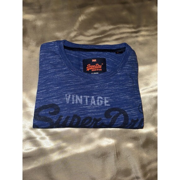 SUPERDRY Men Crew Neck Blue Jumper Pullover Men Size XL - Picture 3 of 5